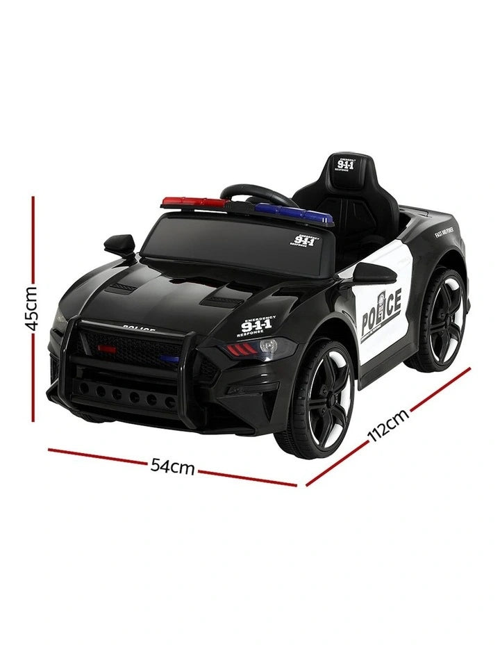 KIDS RIDE ON POLICE CAR LIGHTS AND SIRENS