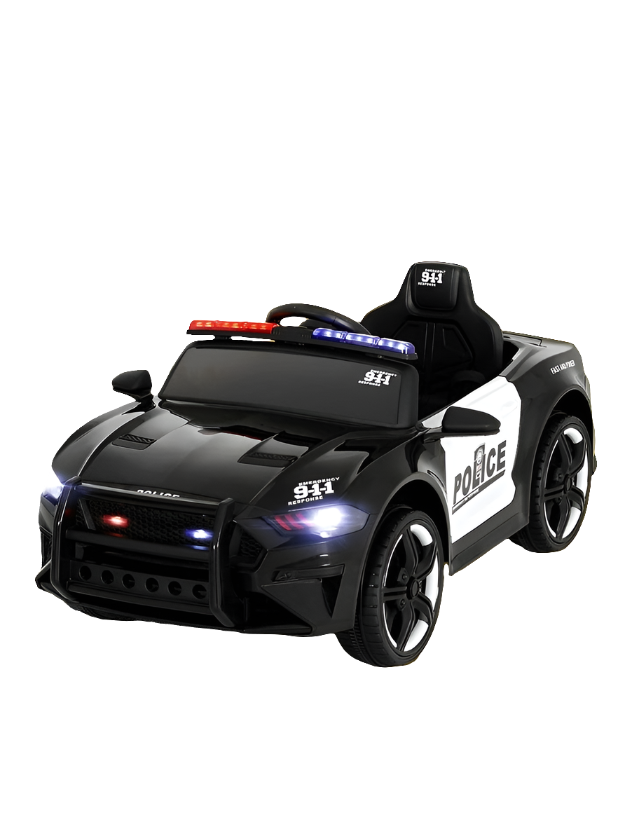 KIDS RIDE ON POLICE CAR LIGHTS AND SIRENS