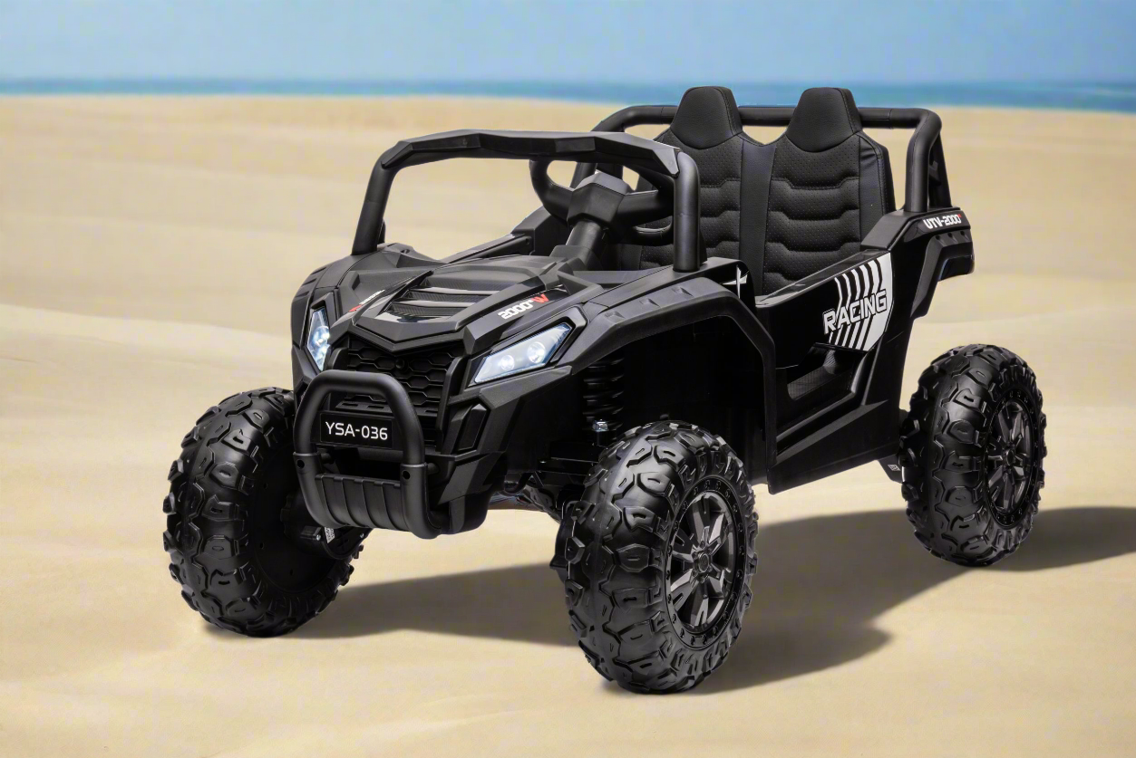 12V Licenced Can-Am Maverick Black 4×4 Ride on car