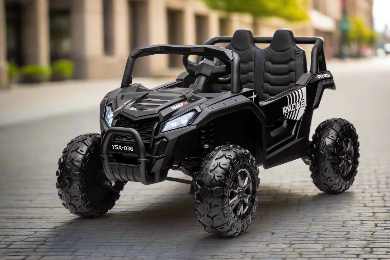 12V Licenced Can-Am Maverick Black 4×4 Ride on car