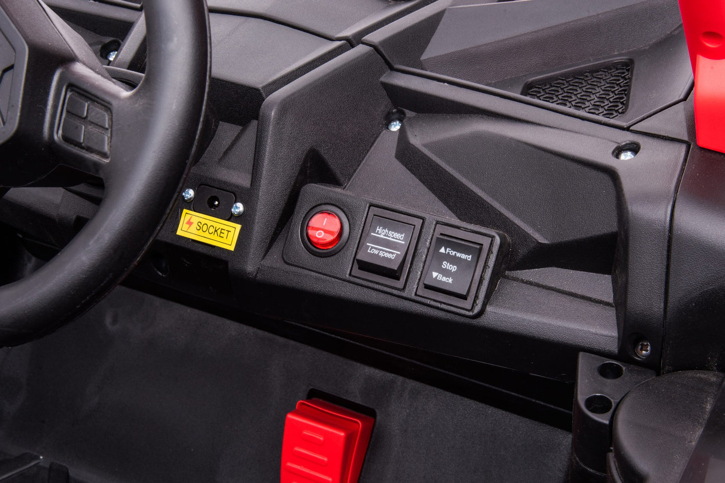 12V Licenced Can-Am Maverick Black 4×4 Ride on car